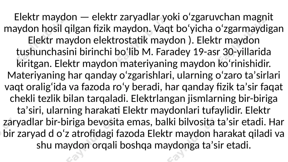 elektrostatika haqida tushuncha - Page 5