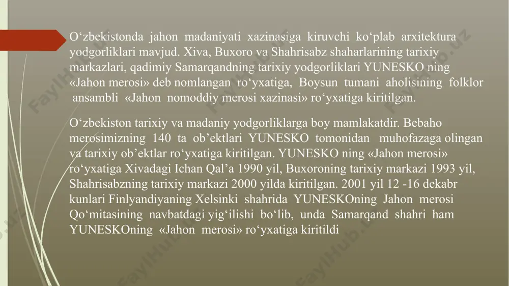 uklik xudoga xos”, “kuch-qudrat xudonikidir”, –kalimalari, pastida suls xatida bitilgan:“yolg’iz allohdan o’zga iloh yo’q, uning sherigi yo’q. butun mulk va hamd u uchundir. u zot tiriltiradi (hayot beradi) va o’ldiradi, va u zot doimiy tirikdir, o’lmaydi. yaxshilik uning qo’lidadir va u har bir narsaga qodirdir ” -“tavhid” kalimalarida bunga guvoh bo’lishimiz mumkin. madrasa peshtoqning ichki katta ravog’ining ichki qismida kitobaning pastki qismida suls xatida qur’oni karimdagi “oli imron” surasi (3:1–8-oyatlari), tepasida esa kufiy xatida allohning 99 go’zal ismidan ayrimlari bitilgan:„ u – alloh, shunday zotdirki, undan o’zga iloh yo’qdir. (u) mehribon, rahmli, podshoh, (barcha aybnuqsonlardan) pok, (bandalariga) omonlik beruvchi, kuzatib turuvchi, qudrat sohibi, bo’yin sundiruvchi va kibr egasidir. u alloh yaratuvchi, (yo’qdan) bor qiluvchi, barcha narsaga surat va (shakl) beruvchi, gunohlarni kechiruvchi, qahr qilguvchi, ne’mat beruvchi, rizq ulashuvchi, zafar quchuvchi, barcha narsani biluvchi zotdir peshtoqning katta ravog`ida yozuv bor madrasa ikkala minorasining tanalarida kufiy xatida– “ey alloh”, “ey abadiy tirik …