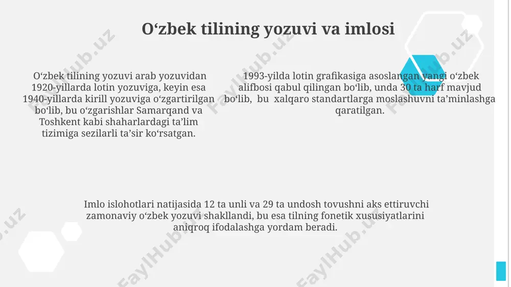 oʻzbek tilshunosligi va uning rivojlanish yoʻllari - Page 5