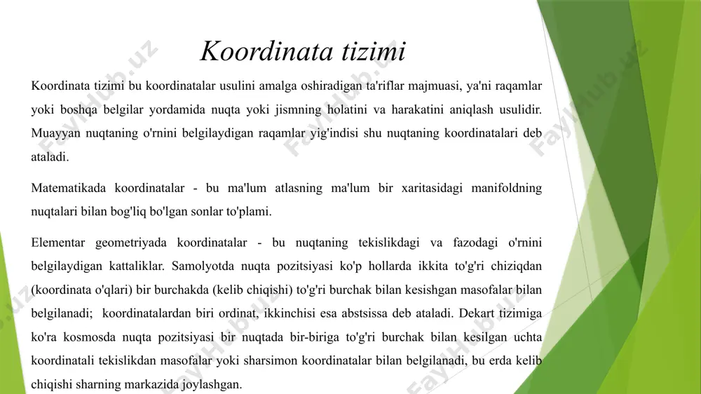 burchoq va koordinatalar - Page 5