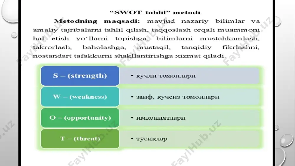 swot tahlili metodi - Page 4