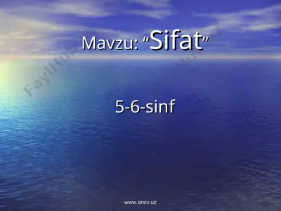 sifat — PPT