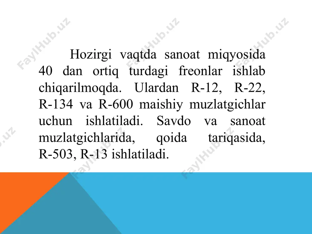 freonli sovutish tizimlari - Page 4