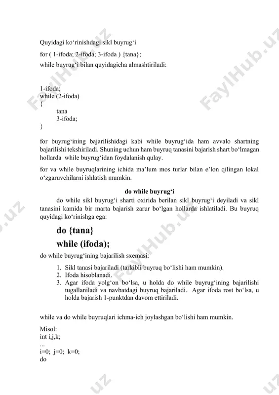 borland c++ builderda sikllar bilan ishlash - Page 3