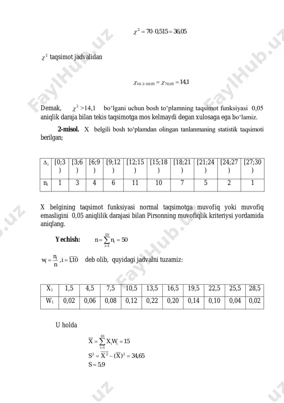 statistik gipotezalar nazariyasi - Page 4