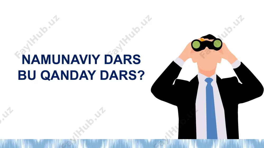 namunaviy dars tashkil etish va uni tahlil qilish - Page 3