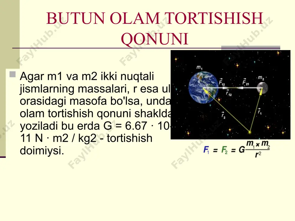 butun olam tortishish qonuni - Page 5