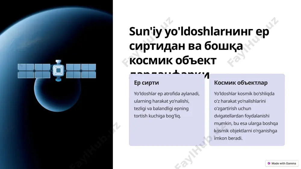 sun'iy yo'ldosh aloqa tizimlar - Page 4