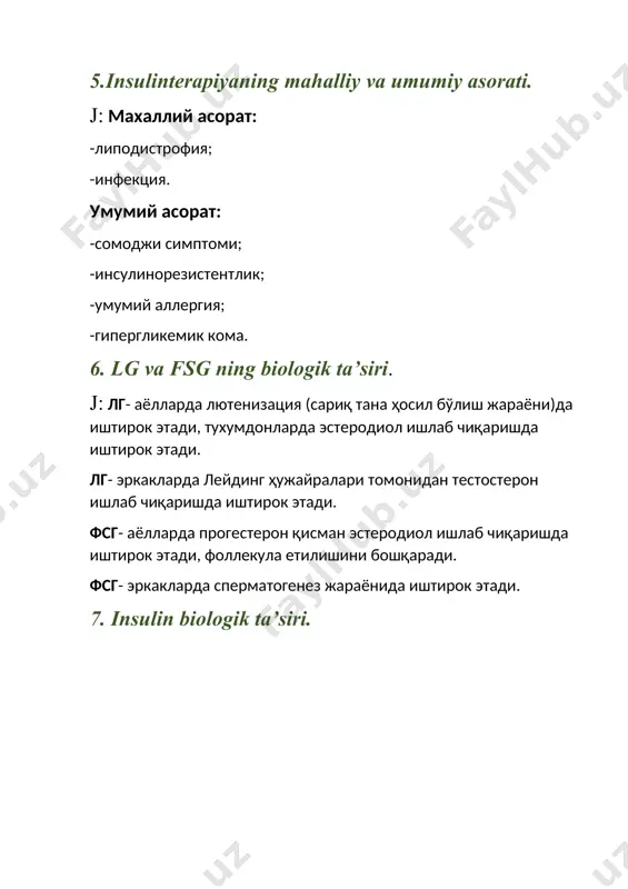 oske endokrinologiya savollar - Page 3