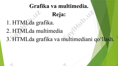 grafika va multimedia — PPTX
