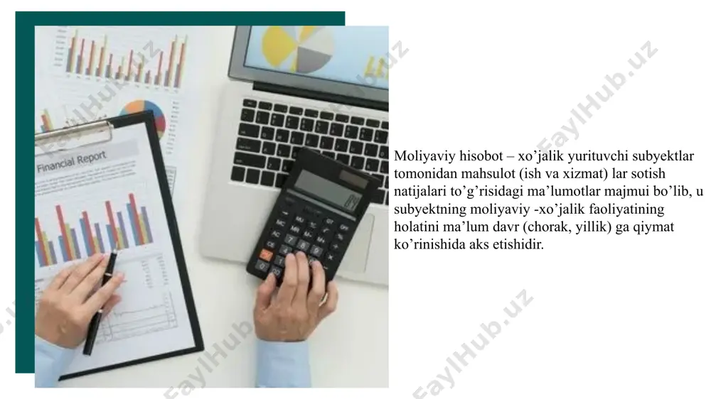 i yillik buxgalteriya hisobotidan foydalanuvchilar uchun ochiq bo’lib matbulotda e’lon etilishi mumkin. e’lon qilingan hisobotning to’g’riligi mustaqil auditorlik tashkiloti tomonidan tasdiqlanadi. balans chorak va yillik hisobot tarkibiga kiritiladi. bu «netto» nomli balans bo’lib, foydalanuvchilarga korxonaning sof qiymatining hajmi to’g’risida axborot beradi, chunki mulkning qiymati jami ko’rsatkichga quyidagi moddalar bo’yicha eskirishini chiqarib tashlab ko’rsatiladi: asosiy vositalar, nomoddiy aktivlar va boshqalar, foyda summasi esa, jamiga faqat hisobot davrida taqsimlanmagan foyda hajmiga qo’shiladi. shu’ba korxonalari, filiallar va vakilliklariga ega bo’lgan korxonalar konsolidallashgan moliyaviy hisobot tuzadi. shu’ba korxonalarga qo’yilgan qo’yilmalar bosh korxonaning moliyaviy hisobotida uning moliyaviy qo’yilmalari sifatida aks ettiriladi. yuridik shaxslar o’zlarining filiallari, vakilliklari va boshqa strukturoviy bo’linmalarini mustaqil balansga ajratishi mumkin, lekin ularning balansi va boshqa hisobot shakllari tegishli yuridik shaxsning konsolidallashgan hisobotiga albatta qo’shiladi. moliyaviy hisobot tizimida balans muhim ahamiyatga ega bo’lib, yillik hisobot tarkibida unda katta o’zgarishlar sodir bo’ldi, chunki xalqaro andazalar talablariga yaqinlashdi va bozor munosabatlariga qaratildi. balansning aktiv …