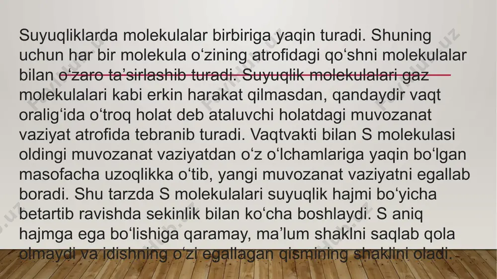 yma mahsulotlar (bloklar, igna novdalar) armatura (qurilishda ishlatiladi) list po‘latlar (plastina shaklida po‘lat) metall quvurlar profil temirlar (burchakli, t-profillar) ferrosilisiy, ferroalyuminiy kabi qotishmalar 🏭 texnologik jarayonlar: elektr pechda po‘lat eritish valyaniye (prokat) sexlari orqali shakl berish laboratoriyalar orqali sifat nazorati qayta ishlash va bo‘yash bo‘limlari 🌍 eksport va ichki bozor: mahsulotlar ichki bozorda qurilish, avtomobil, mashinasozlik sohalarida qo‘llaniladi shuningdek, mahsulotlar qozog‘iston, qirg‘iziston, tojikiston, afg‘oniston va boshqa davlatlarga eksport qilinadi 👥 ishchi kuchi va ijtimoiy infratuzilma: taxminan 10 000 nafardan ortiq ishchi-xodimlar faoliyat yuritadi ishchilar uchun uy-joy, bolalar bog‘chalari, tibbiyot muassasalari va madaniyat markazlari mavjud 🔧 rivojlanish va modernizatsiya: so‘nggi yillarda zavod energiya samaradorligi, atmosfera chiqindilarini kamaytirish va rivojlangan texnologiyalarni joriy etish bo‘yicha katta loyihalarni amalga oshirmoqda e’tiboringiz uchun rahmat image2.jpeg image3.jpeg image4.jpeg image5.jpeg image6.jpeg image7.jpeg image1.jpg /docprops/thumbnail.jpeg