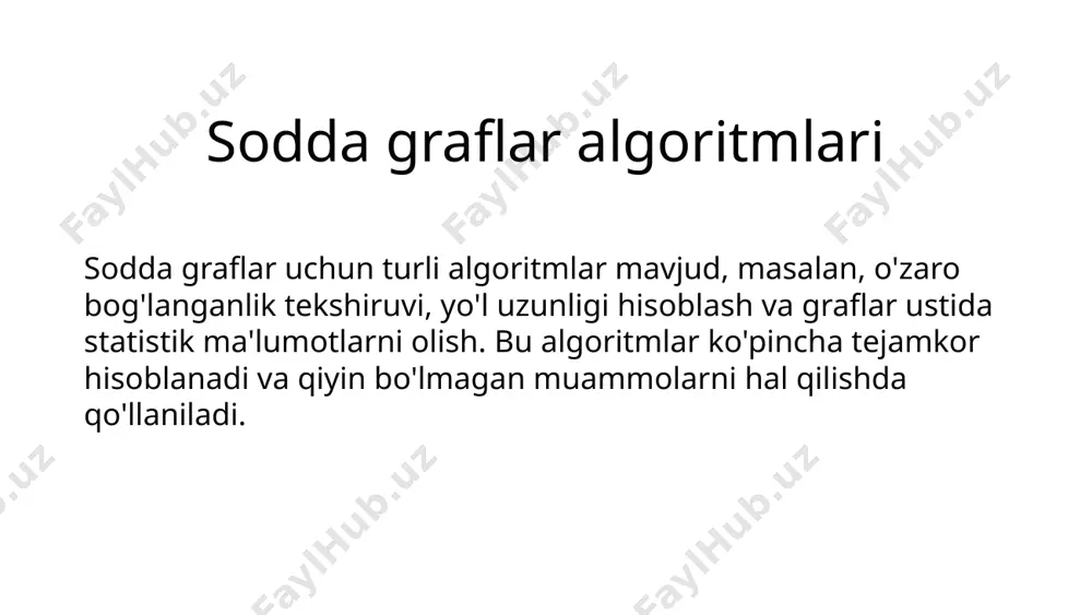 graflar bilan ishlovchi sodda algoritmlar - Page 4