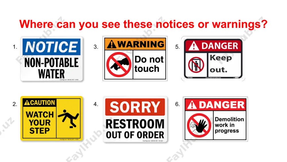 notices and warnings - Page 5