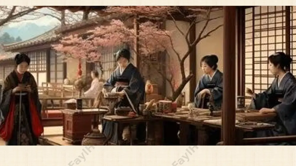 da gion cherkovi hududida bir necha birlashgan uyushmalar, baliq, qush, turli don mahsulotlari yetkazib beruvchi uyushmalar vujudga kelgan. zamonaviy yaponiyaning nagano, narita, yamada, ise, isiyama, yamasina singari ko'plab yirik shaharlari o'z qiyofalarini aynan monastirlar qo'rg'onlaridan olgan. ayni shu xiii asrda yirik feodallar qarorgohlari atrofida ham shaharchalar vujudga kelgan. bu shaharlarning aholisi-jangchilar, ayni shu feodallarning odamlari bo‘lgan. xv-xvi asrda eng qudratli viloyat hukmdorlari o'z saroylarini haqiqiy qasrlarga, qo'rg'onga aylantirgan. uning atrofida shahar aholisi tez sur’atda ko'paygan. unda yashagan jangchilar va ularning oilasi xo'jaliklar, savdogarlar, monaxlar va qishloqlardan ish izlab kelganlar hisobiga ko'paygan. zamonaviy yaponiyaning nagoya, xirosima, kanadzava, vakayama, ximedzi va boshqa shaharlari aynan shunday qal’alar atrofida vujudga kelgan. aynan uchinchi tipdagi shaharlar ko'paya boshlagan. minamoto syogunligi o'rnatilgandan so'ng savdogar va mulk egalarini birlashtirgan xo'jaliklar-dza faoliyati keng quloch yozgan. ayniqsa, xiii asrda xeyyan va narada dzalar faoliyati rivojlana boshlagan. ular ma’lum bir hududda, ma’lum bir mahsulotni yetkazib berish huquqiga ega bo‘lgan. poytaxt …