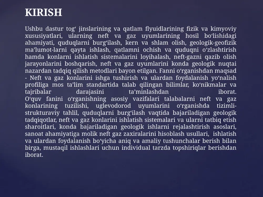 sharoitlar deganda, biz, burgʼi eritmasining gʼovak jins oralariga oʼtib, quduq yonidagi jinslarning qarshiligini oʼzgartirishini tushunamiz. burgʼilashda jinslar oʼz tabiiy holatini oʼzgartiradi, quduq diametrlari oʼzgaradi, burgʼilash eritmasining va quduqqa yuborilgan eritmaning kimyoviy tarkibi quduq devoridagi jinslarning haqiqiy qarshiliklariga taʼsir qiladi. bunday holatni texnologik taʼsirlar deb tushunish kerak. shu sababdan oʼlchangan elektr qarshilik haqiqiy emas balki, tuyuluvchi elektr qarshilik boʼladi. togʼ jinslarining haqiqiy qarshiliklarini aniqlash uchun, bundan tashqari neftli va gazli qatlamlarning gʼovakligini aniqlashda, burgʼi qudugʼida yonlama zondlash ishlari olib boriladi. elektr karotaj zondlarning uzunligi odatga koʼra 0,4 m dan 8,0 m gacha boʼladi. koʼpincha ostki gradient zondlarining komplekti olinadi. masalan: а 0,4 m 0,1 n, а 1, 0 m 0,1 n, а 2 m 0,5 n, а 4 m 0,5 n, а 8 m 1,0 n. nazorat qilish uchun qoʼshimcha elektr qarshilikni qoʼshimcha bitta ustki gradient zond yordamida tuyuluvchi qarshilik yozib olinadi. burgʼi qudugʼida yonlama zondlashda potensial zondlar kamdan-kam qoʼllaniladi. uzunligi …