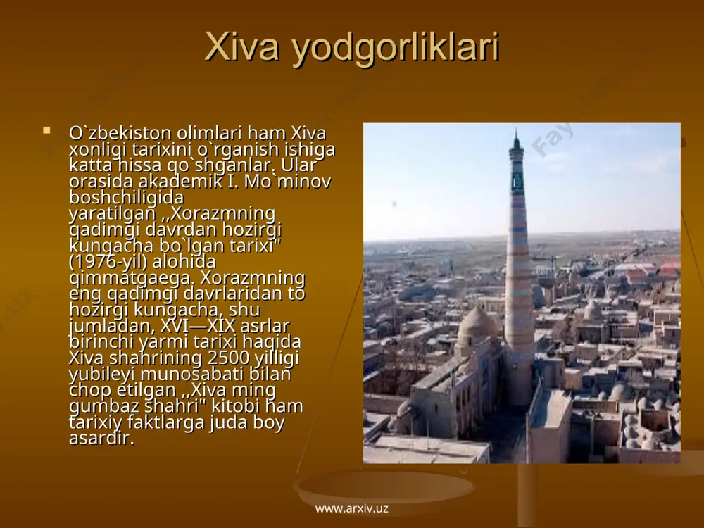 o’zbekistonning tarixiy yodgorliklari va obidalari - Page 2
