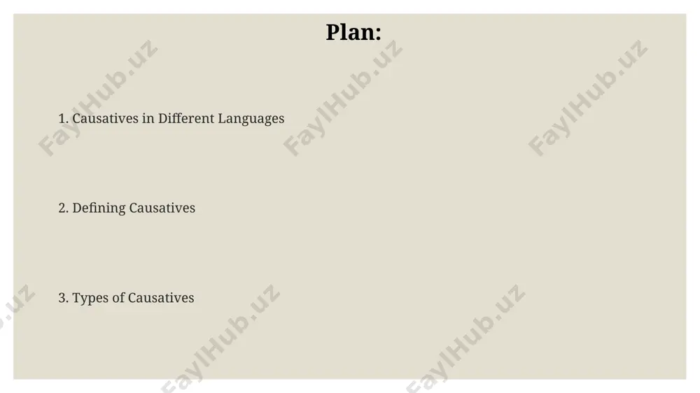 roles is crucial for understanding the causative meaning, often expressed through specific grammatical structures. depending on the language, causative constructions can involve different syntactic realizations affecting the semantic roles. some languages use periphrastic causatives, employing auxiliary verbs, while others use morphological causatives, altering the verb's form to indicate causation, thus altering the grammatical roles. common errors and misunderstandings a common mistake is using the wrong form of the past participle after causative verbs, particularly with irregular verbs; for instance, "i had my car fixed" is correct, while "i had my car fix" is grammatically incorrect and shows a lack of understanding of participle forms overlooking the subtle differences in meaning between "have something done," "get something done," and "make someone do something" results in imprecise communication; choosing the incorrect causative verb changes the nuance of agency and responsibility in at least 15% of instances. many learners confuse causative verbs like …