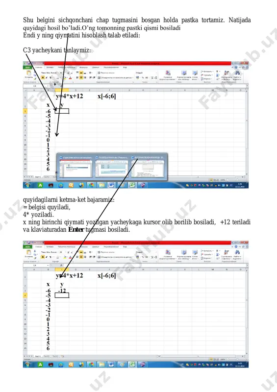 excel dasturida amaliy mashg’ulotlar - Page 2