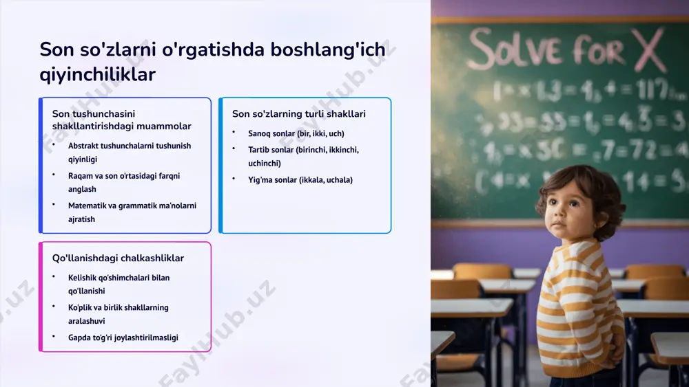 boshlang‘ich sinfda son so‘z turkumini o‘rganish uslubiyati - Page 3