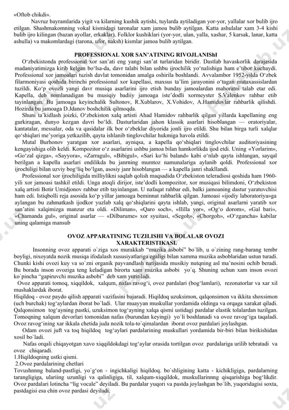 r» — san’at homiylari xori, deb (graf sheremetyev o‘z kapellasining serqirra va sermazmun ijodi bilan 150 yilga yaqin ijod qilib kelgan jamoalardan; knyaz yu.galitsin xorlari va boshqalar) nomlangan. bu kapellalar o‘z ijro mahoratlari, dasturlari bilan rus xor madaniyatiga juda katta, yuksak hissa qo‘shgan. ushbu xor jamoalariga krepostnoylar rahbarlik qilib, ular ichidan atoqli xor dirijorlari — s.dektaryev, g.lomakin, a.arxangelskiylarning yetishib chiqishi misol bo‘la oladi. xix asrning ikkinchi yarmida ma’rifiy yo‘nalishda xor san’ati ijrochiligi adabiyot va san’atdagi demokratik harakatlar bilan uyg‘unlashib, ijtimoiy xarakterga ega bo‘la boshladi. tarixiy davrda rossiyada ommaviy uyg‘onishlar rus qo‘shiqchiligi xalqning talabiga javob bera oladigan asarlar yaratilishi va yangi rus qo‘shiqchiligi maktabi targ‘ibot etilishiga olib keldi. bu ayrim jonkuyar insonlar — m.balakiryev va g.lomakinning «bepul musiqa maktablari», i.melnikovning «bepul xor sinflari» kabi professional va havaskorlar xorlari tashkil etilishiga sabab bo‘ldi. xix asr oxirlarida atoqli xor dirijori a.arxangelskiyning professional xori dunyo bo‘ylab tanildi. xor jamoasining tiniq kuylashi, xor ansamblining mukammallashuvi …