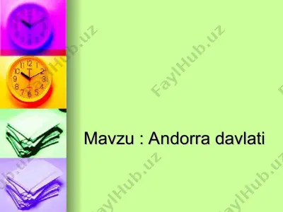 andorra davlati — PPT