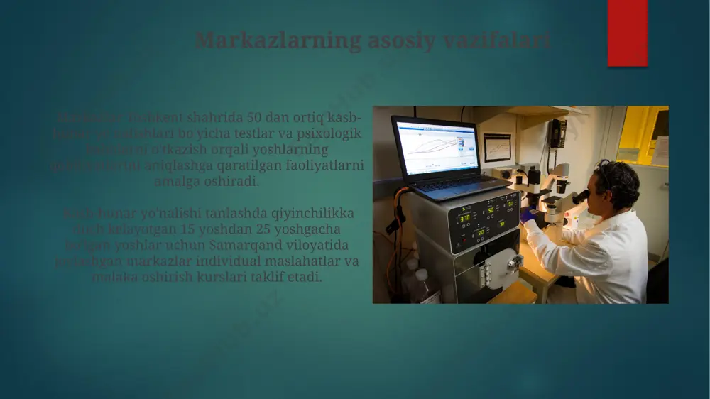 kasb hunarga yo'naltirish tashxis markazlarining faoliyati - Page 5