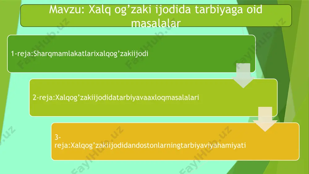 ialektik jarayondir. bilish dunyoning turli tomonlari haqidagi turli fanlar bergan ilmlar orqali amalga oshadi. shuning uchun ilmsiz kishilarda dunyo to‘g‘risida ilmiy dunyoqarash bo’lmaydi. dunyoqarash kishilarning olam va uning o‘zgarishi, rivojlanishi haqidagi ilmiy, falsafiy, siyosiy, huquqiy, axloqiy, estetik, diniy tasawurlarning yig‘indisidan iboratdir. dunyoqarash ayrim kishilarning, ijtimoiy g‘ururning, sinf yoki umuman jamiyatning faoliyati yo‘nalishini va voqelikka munosabatini belgilaydi. ilmiy bilimlar dunyoqarash tarkibiga qo‘shiigach, insonning yoki g'ururning tevarak atrofidagi ijtimoiy va tabiiy borliqqa bcvosita amaliy yo‘l tutish niaqsadiga xizmat qiladi. dunyoqarash ijtimoiy borliqning in’ikosidir. unda ijtimoiy turmush aks etadi va u muayyan tarixiy davrda insoniyat erishgan bilimlar darajasiga hamda ijtimoiy tuzumga bog’liq bo’ladi. mifologiya qadimgi jamiyatda keng avj olgan xalq og‘zaki ijodi-naql va afsonalarda gavdalantirilgan voqelikni fantastik aks ettirishdir mifologik dunyoqarash tabiat kuchlarini jonlantirib xudolar, afsonaviy qahramonlar tarzida, bir xil buyumlar sifatini ikkinchisiga ko‘chirish, ularni hissiy obrazlar, alohida vujudlar shaklida tasvirlashga asoslanadi. mifologik tarzda fikrlovchi kishi har qanday o‘zgarishlar va jasoratlar ko‘rsatishi, o‘zi …