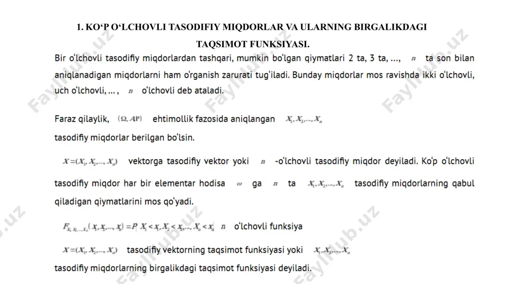 ko‘p o‘lchovli taqsimot. shartli taqsimotlar - Page 3
