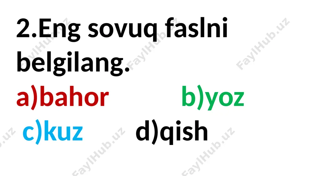 qanday yog'in turlarini bilasiz? - Page 2