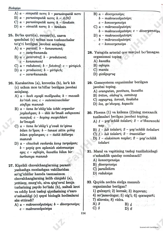 milliy sertifikat namunaviy test topshiriglari - Page 4