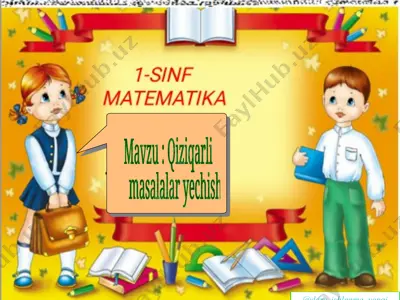 qiziqarli masalalar yechish dars ishlanmasi — PPTX