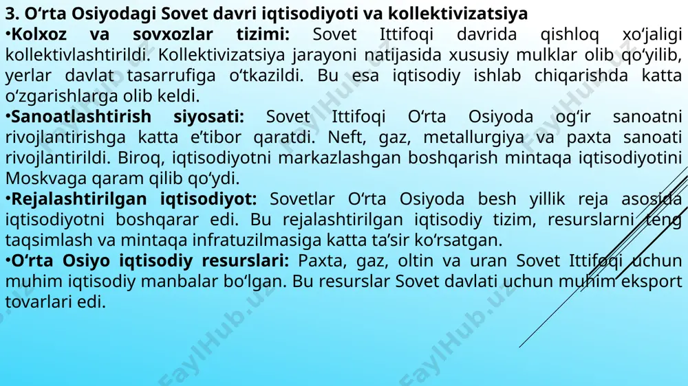 o'rta osiyoda iqtisodiy go'yalar - Page 5