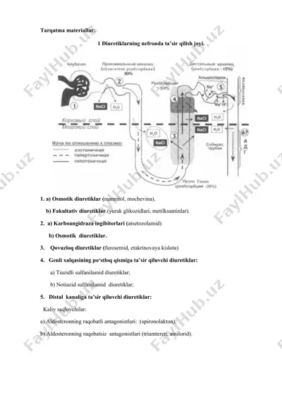 diuretiklar — DOCX