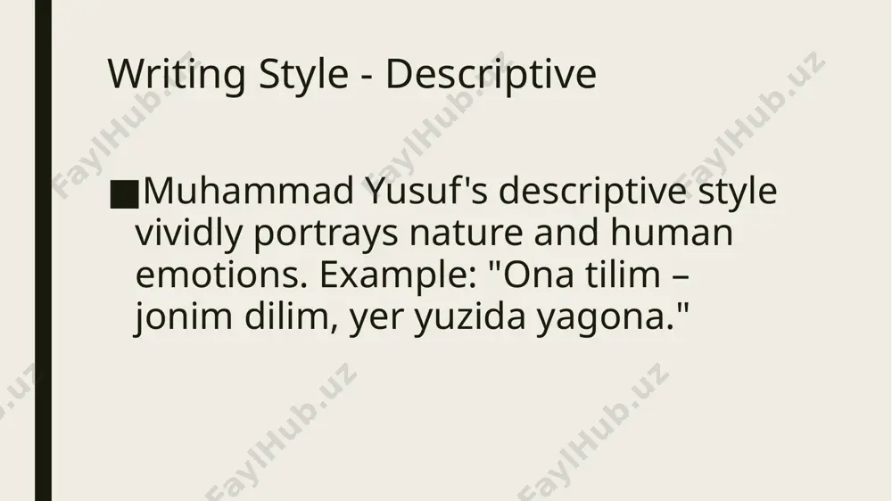 muhammad yusuf's writing style and techniques - Page 3