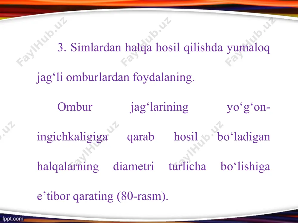 yumshoq simlarga ishlov berish 5-sinf - Page 5