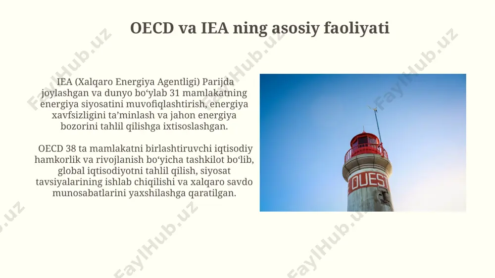 oecd va iea xalqaro tashkilotlari faoliyati va tahlili - Page 5