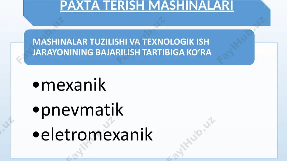 paxta hosili terib olishda qo’llaniladigan mashinalar - Page 5