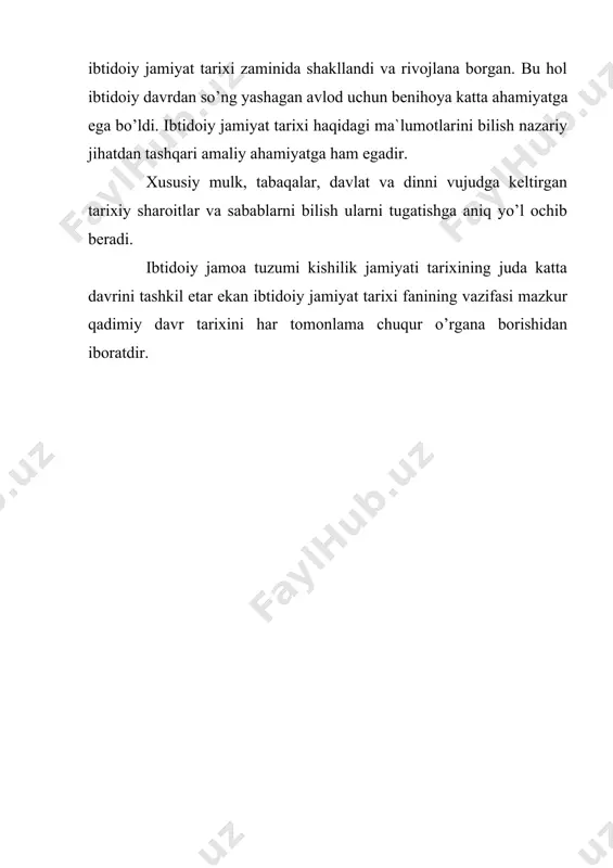 “ibtidoiy jamiyat tarixi” fanining predmeti - Page 5