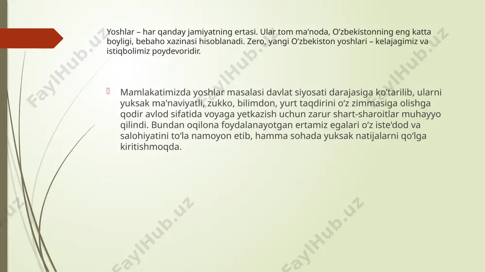 yangi o‘zbekiston yoshlari bugunimiz va istiqbolimiz poydevori - Page 5