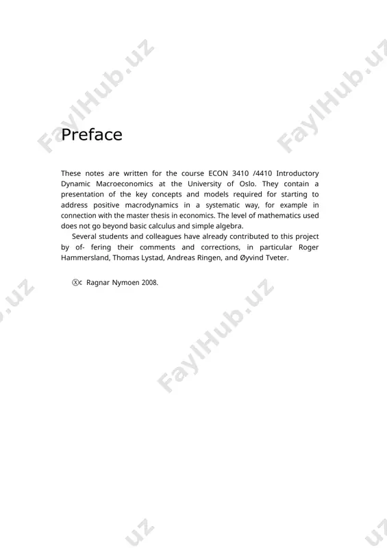 frisch’s many influential publications is called propagation problems and impulse prob− lems in dynamic economics, frisch (1933). 2 see norges bank’s web page on monetary policy: http://www.norges- bank.no/english/monetary_policy/in_norway.html. similar statements can be found on the web pages of the central banks in e.g., autralia, new- one important goal of this book is to learn enough about dynamic modeling to be able to understand the economic meaning of this and similar statements, and to be able to form an opinion about their realism. the quotation from norges bank is demonstrates that policy is guided by the beliefs the decision makers have about the response lag between a policy change and the effect on the target variable—in other words the dynamic nature of macro- economic relationships. formalization of such beliefs require that we develop the necessary modelling tools and concepts. we continue this chapter by giving the classic definition of static and …