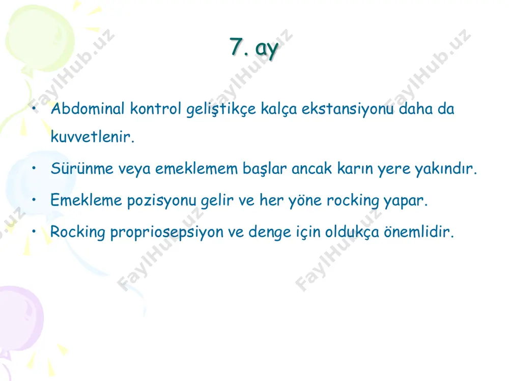 bebek gelişimi ve motor becerileri takvimi - Page 3