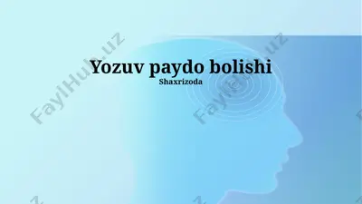piktogrammalar va ideogrammalar — PPTX