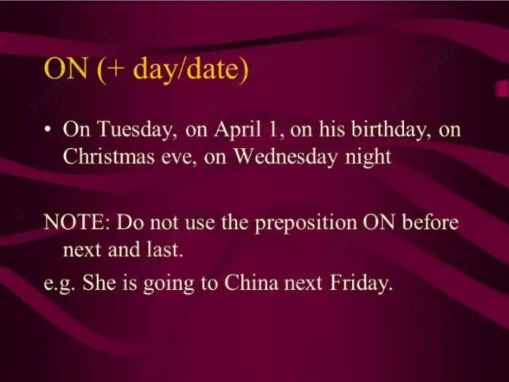 prepositions and time expressions - Page 3