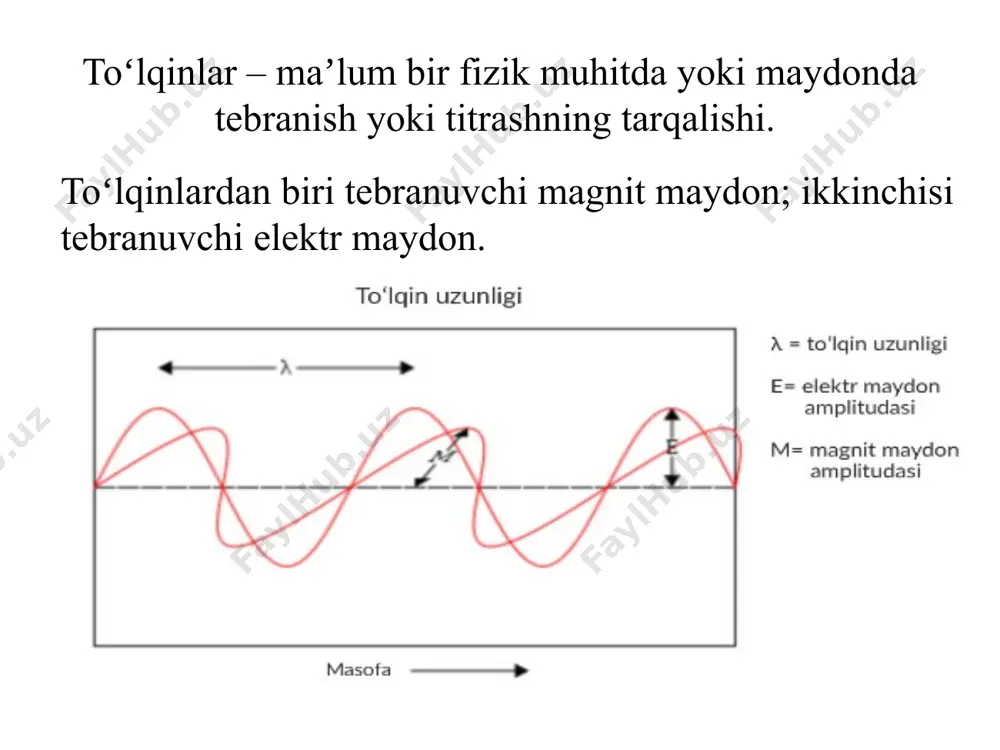 fizikasi, biofizika, tibbiy fizika, kimyo va biokimyo uchun muhim ahamiyatga ega. komponentlari rentgen nurlari manbai to'lqin uzunligi diapazonini cheklash uchun qurilma "goniometer" radiatsiya detektori signal protsessori va o'qish rd qanday ishlaydi kristalga uzluksiz rentgen nurlari tushadi • difraksiyalangan nurlanish ma'lum yo'nalishlarda juda kuchli bu yo‘nalishlar kristall qatlamlaridan aks ettirilgan to‘lqinlarning konstruktiv aralashuviga mos keladi difraksiya sxemasi fotografik plyonka orqali aniqlanadi rd qanday ishlaydi. bragg qonuni pastki yuzadan aks ettirilgan nur yuqori sirtdan aks ettirilganidan uzoqroqqa boradi agar yo'l farqi to'lqin uzunligining ba'zi bir integral ko'paytmasiga teng bo'lsa, konstruktiv interferensiya sodir bo'ladi bragg qonuni konstruktiv aralashuv uchun shart-sharoitlarni beradi monokristalli rentgen nurlari diffraktsiyasi kristall tuzilishi, orientatsiya, kristalli mukammallik, mukammallik darajasini aniqlash uchun ishlatiladi rentgen nurlari diffraktsiyasining qo'llanilishi kristal tuzilishini aniqlash fazani aniqlash / o'tish tekstura/nuqson (ya’ni polimer, tola) yupqa plyonka tarkibini aniqlash sanoat arxeologik materiallarni aniqlash rd ning afzalliklari materiallarni tez aniqlash oson namuna tayyorlash, kompyuter yordamida materiallarni identifikatsiyalash, ma'lum kristalli …