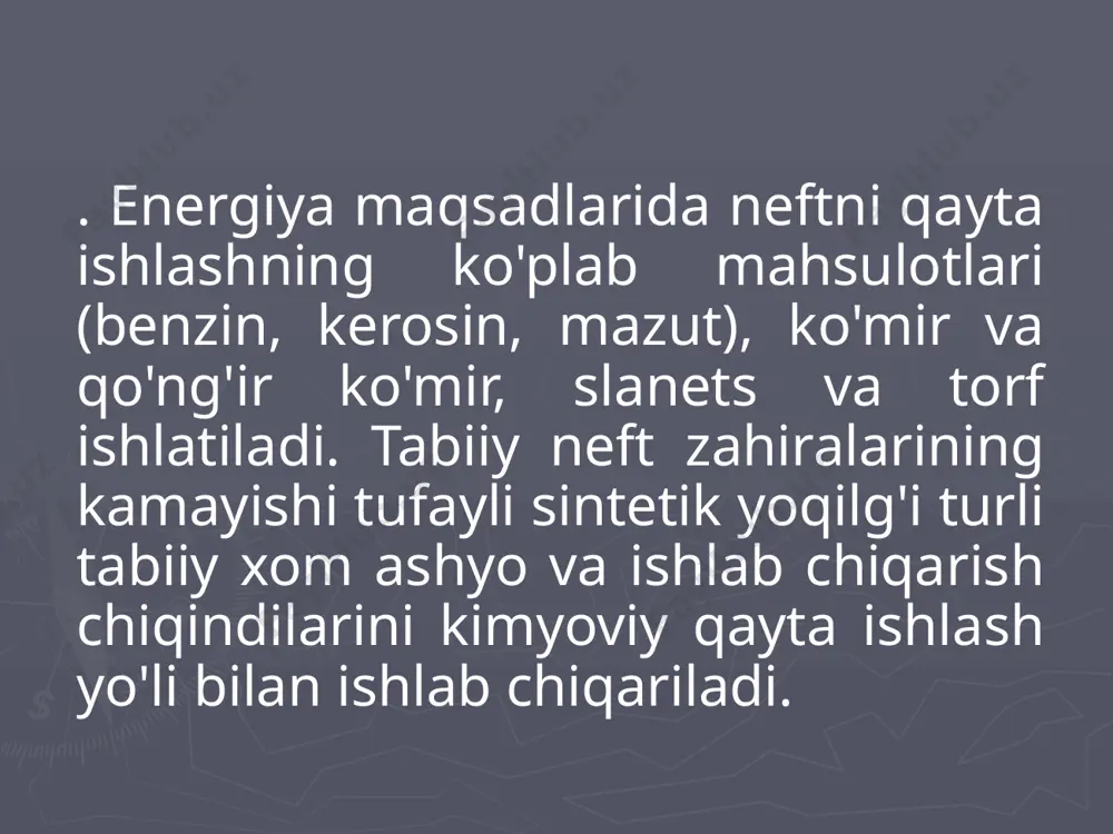organik kimyoning xalq xo‘jaligidagi ahamiyati - Page 5