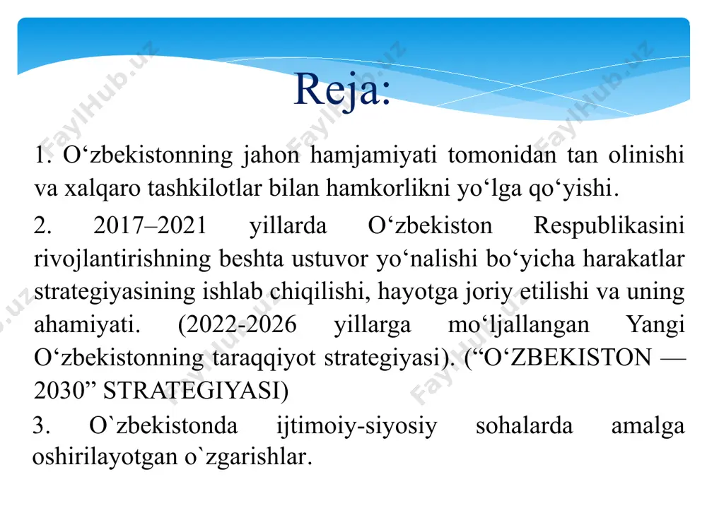 ahkamlash va xavfsizlikni taʼminlash, davlatlarning o‘zaro hamkorligini rivojlantirish maqsadida tashkil etilgan xalqaro tashkilot. 1945-yilda tuzilgan. bmtni barpo etish haqidagi qaror sssr, aqsh, angliya va xitoy tashqi ishlar vazirlarining moskvadagi kengashida 1943-yilda, ustavi esa san-fransisko konferensiyasida 1945-yilda qabul qilindi. bmt ustaviga dastlab 51 davlat imzo chekkan, 2000-yilda esa ular soni 189 ga yetdi. bmtning doimiy ish o‘rni (shtab kvartirasi) — nyuyork. bmt ustavida uning 6 ta asosiy organlari ko‘rsatilgan. ular quyidagilardir: bosh assambleya; xavfsizlik kengashi; iqtisodiy va ijtimoiy kengash (ekosos); vasiylik bo‘yicha kengash; kotibiyat; xalqaro sud. bosh assambleya — suveren davlatlarning haqiqiy demokratik vakillik organidir. har bir a’zo davlat hududining hajmi, aholining soni, iqtisodiy va harbiy qudratidan qatyi nazar, bir ovozga ega. bosh assambleyaning muhim qarorlari ovoz berish jarayonida ishtirok etayotgan davlatlarning ko‘pchiligi tomonidan qabul qilinadi. xavfsizlik kengashi — bmtning eng muhim organi bo‘lib, 15 a’zodan iborat. ushbu a’zolarning beshtasi (aksh, buyuk britaniya, rossiya, fransiya va xitoy) doimiy, kolgan o‘ntasi nodoimiy …
