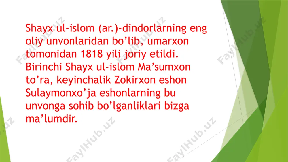 qo‘qon xonligidagi diniy unvon va mansablar - Page 5