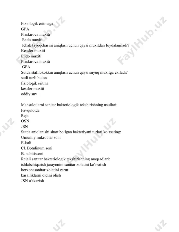 ovqatni laboratoriyada tekshirish usullari - Page 5