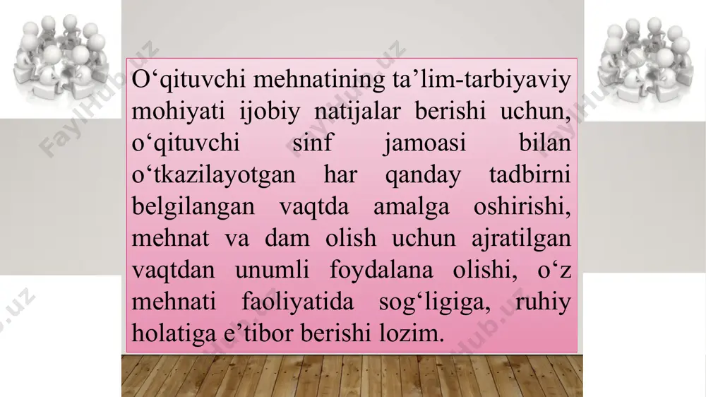 o’qituvchi mehnatini ilmiy tashkil etish - Page 5